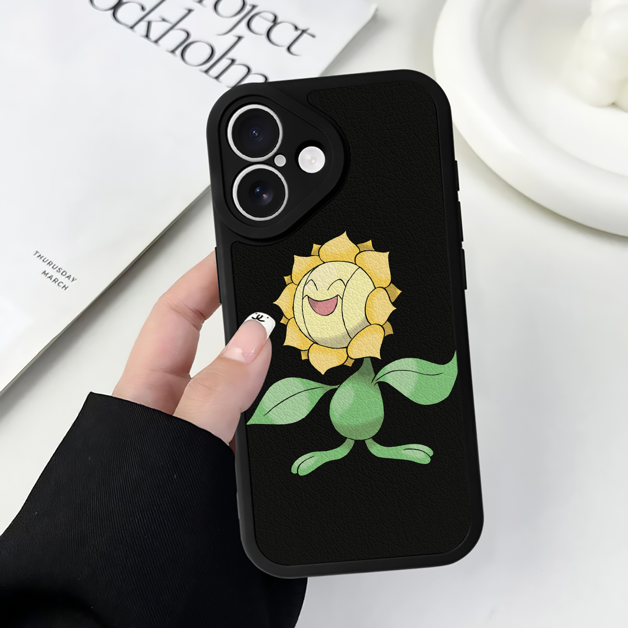 （画像用） ポケットモンスター Pokémon 【iPhone 16シリーズ対応】シリコンスマホケース（レザー調） 材質：シリコン